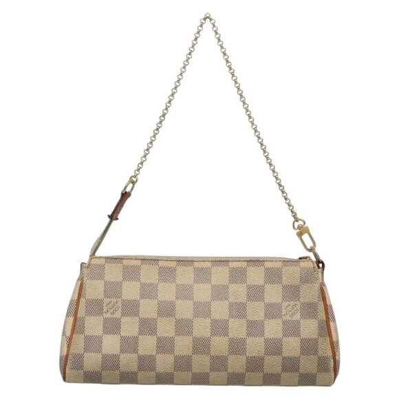 LOUIS VUITTON Damier Azur Eva Shoulder Bag 2way N55214 LV Auth 132641 - Picture 3 of 16